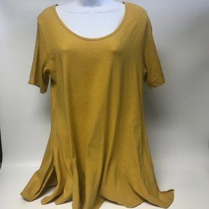 Lularoe Short Sleeve Tunic Top Blouse Size Medium